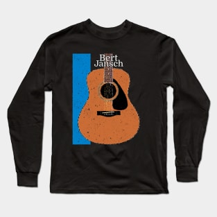 Bert Jansch 60s Acoustic Guitar Long Sleeve T-Shirt